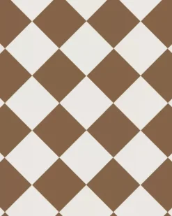 Winckelmans Schackrutigt Klinker|Klinker Hall|Klinker - Schackrutigt 15 x 15 cm havana/vit