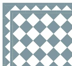 Winckelmans Schackrutigt Klinker|Klinker Hall|Klinker - Schackrutigt 15 x 15 cm ljusblå/vit