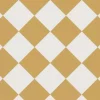 Winckelmans Schackrutigt Klinker|Klinker Hall|Klinker - Schackrutigt 15 x 15 cm ockragul/vit