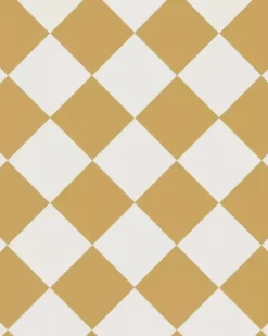 Winckelmans Schackrutigt Klinker|Klinker Hall|Klinker - Schackrutigt 15 x 15 cm ockragul/vit