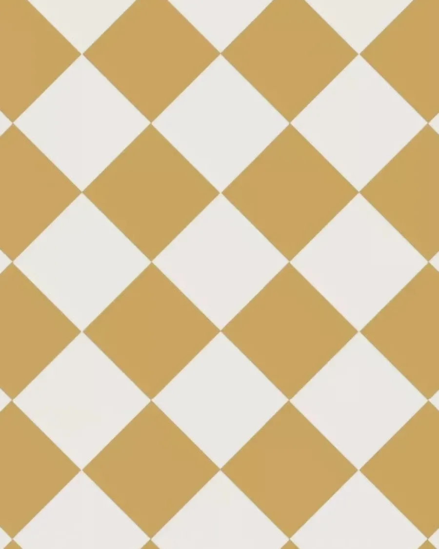Winckelmans Schackrutigt Klinker|Klinker Hall|Klinker - Schackrutigt 15 x 15 cm ockragul/vit