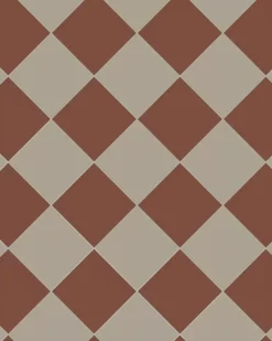 Winckelmans Schackrutigt Klinker|Klinker Hall|Klinker - Schackrutigt 15 x 15 cm röd/ljusgrå