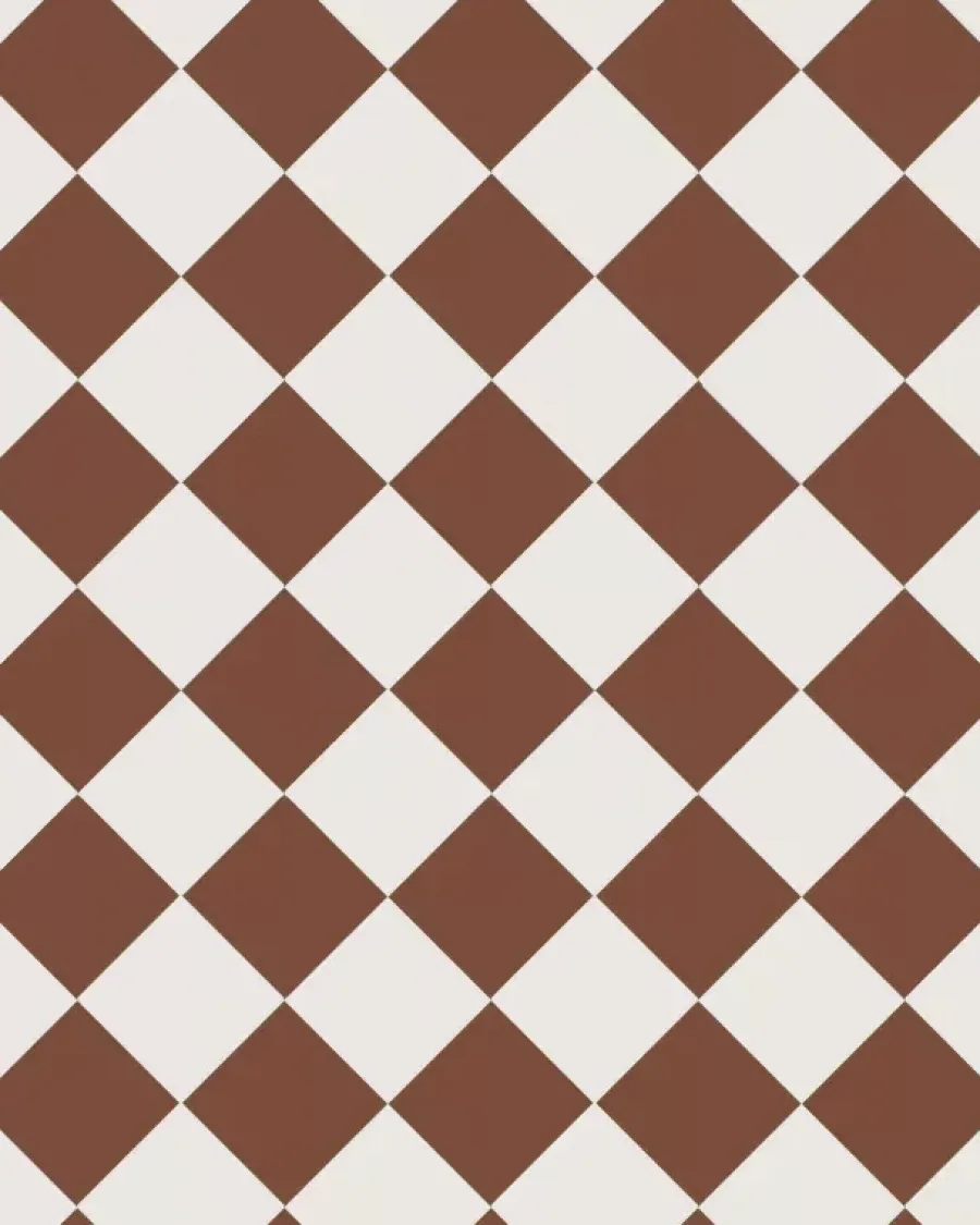 Winckelmans Schackrutigt Klinker|Klinker Hall|Klinker - Schackrutigt 10 x 10 cm röd/vit