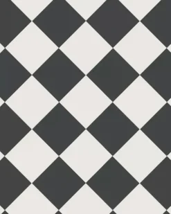 Winckelmans Schackrutigt Klinker|Klinker Hall|Klinker - Schackrutigt 15 x 15 cm svart/vit