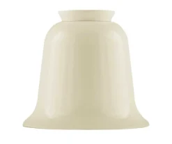 Karlskrona Lampfabrik Lampskärmar I Glas|Klockskärm d130 (f60/Benvit)