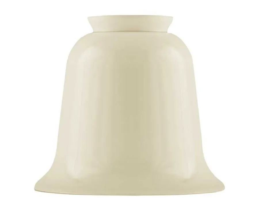 Karlskrona Lampfabrik Lampskärmar I Glas|Klockskärm d130 (f60/Benvit)