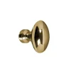 Sibes Metall AB Möbelbeslag|Knoppar I Mässing|Knopp - Oval mässing 30 mm