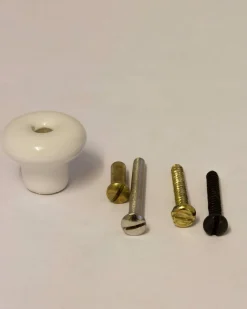 NEXA TECHNOLOGIES Knoppar I Porslin|Möbelbeslag|Knopp - Porslinsknopp liten 25x20 mm