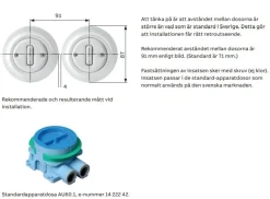 ABB Electrification Sweden AB Vippströmbrytare|Strömbrytare I Porslin|Korsströmbrytare svart porslin (vipp) - ABB Decento