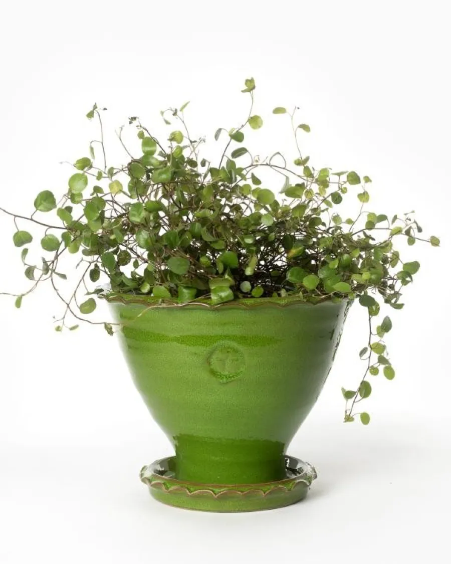 Sturehofs Krukmakeri Presenttips|Blomkrukor & Vaser|Kruka Sturehof - Adelcrantz, 17 cm grön