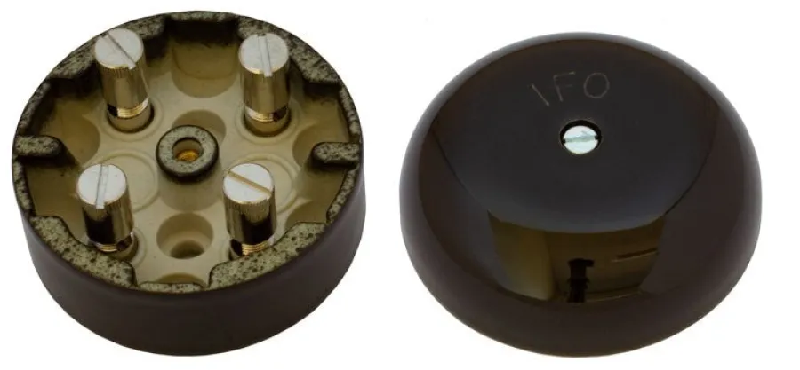 IFÖ Electric AB Kulodosor|Kulodosa - Svart porslin 55 mm rund