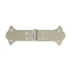 The deko style Gångjärn För Skåp|Gångjärn För Köksluckor|Ledgångjärn - Kistgångjärn nickel 136 x 47 mm