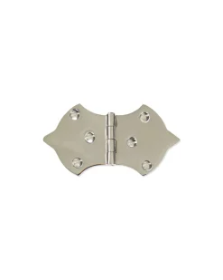The deko style Gångjärn För Skåp|Gångjärn För Köksluckor|Ledgångjärn - Kistgångjärn nickel 80 x 45 mm