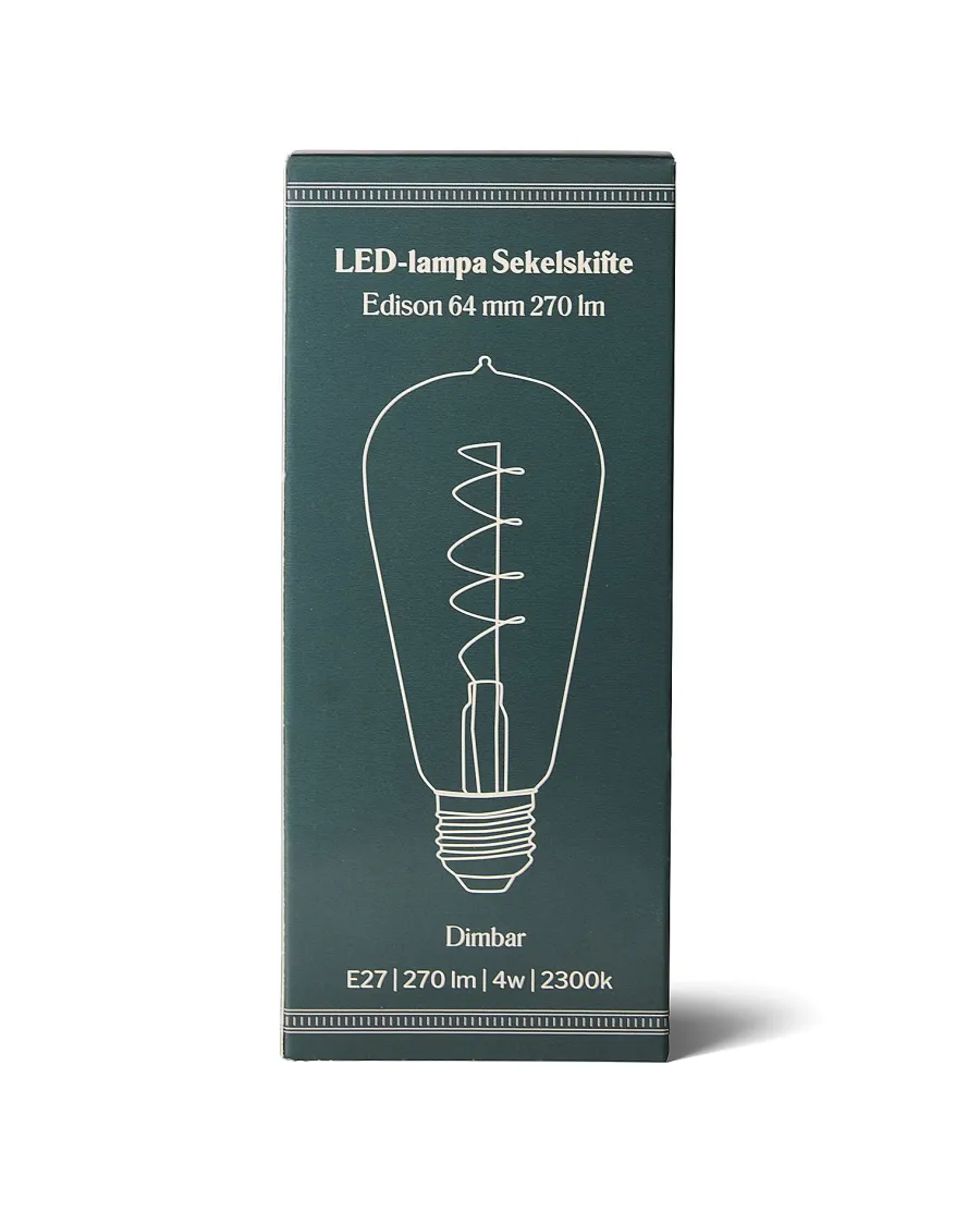 Lodan Lighting Led-Lampor E27|LED-lampa Sekelskifte - Edison 64 mm 270 lm