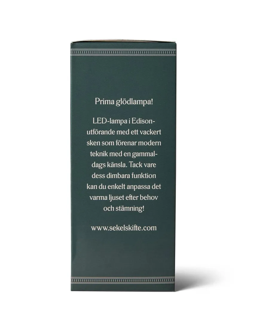 Lodan Lighting Led-Lampor E27|LED-lampa Sekelskifte - Edison 64 mm 270 lm
