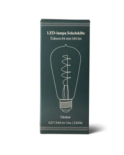 Lodan Lighting Led-Lampor E27|LED-lampa Sekelskifte - Edison 64 mm 540 lm