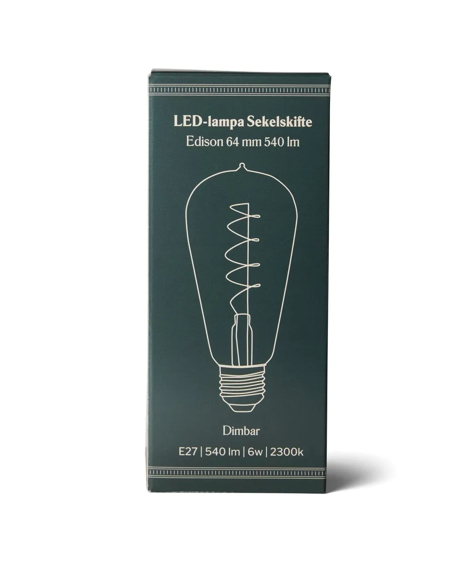 Lodan Lighting Led-Lampor E27|LED-lampa Sekelskifte - Edison 64 mm 540 lm