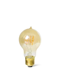 Lodan Lighting Led-Lampor E27|LED-lampa Sekelskifte - Klassisk 60 mm 500 lm, bärnsten