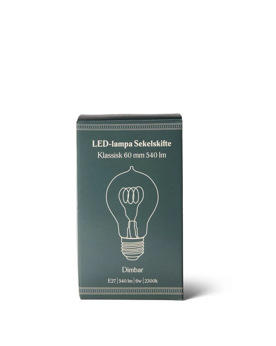 Lodan Lighting Led-Lampor E27|LED-lampa Sekelskifte - Klassisk 60 mm 540 lm