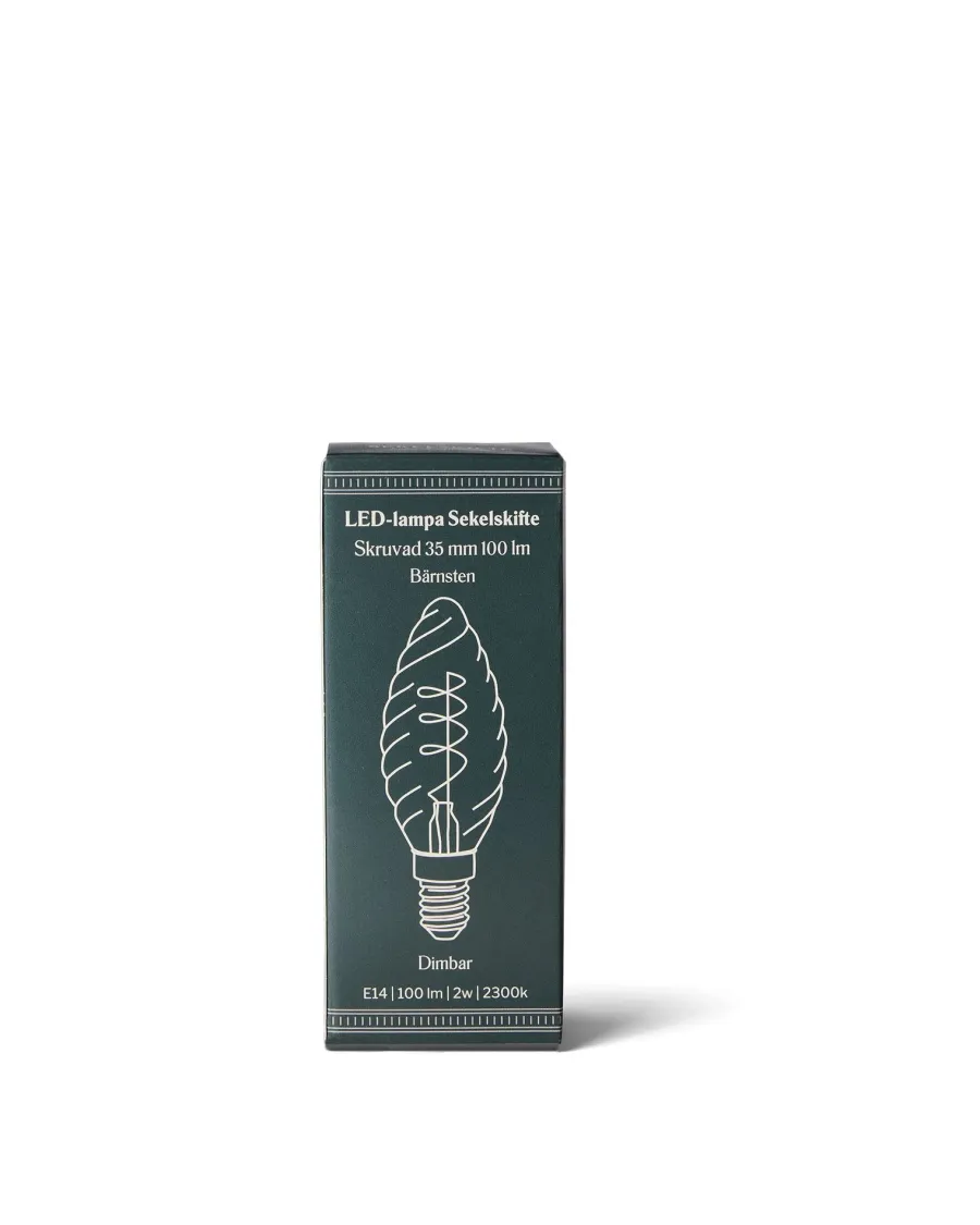 Lodan Lighting Led-Lampor E14|LED-lampa - Skruvad E14 35 mm 100 lm, bärnsten