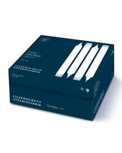Liljeholmens Stearinfabriks AB Ljusstakar|Juldekoration|Liljeholmens Kronljus - 50-pack vit
