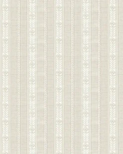 Lim & Handtryck AB Mönstrade Tapeter|Randiga Tapeter|Lim & Handtryck Tapet - Edit torv/beige