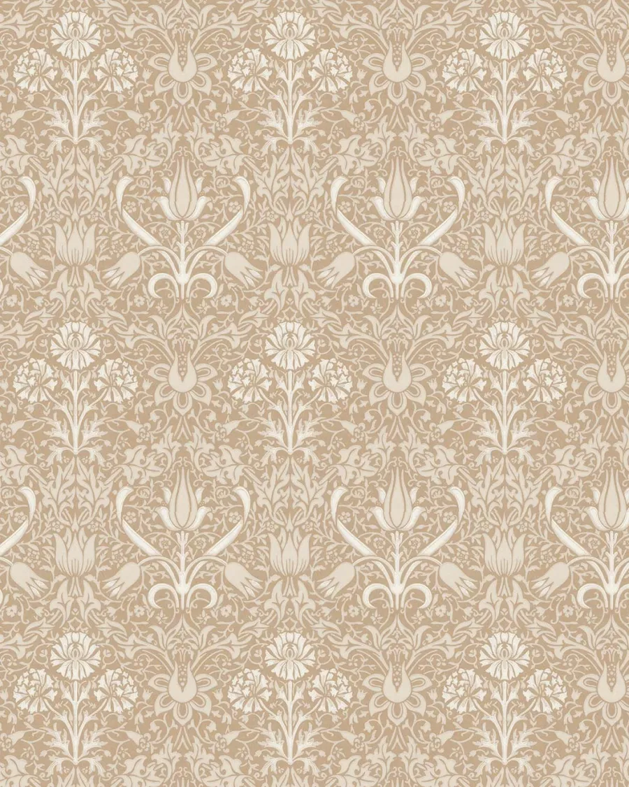 Lim & Handtryck AB Lim & Handtryck - Tapeter|Mönstrade Tapeter|Lim & Handtryck Tapet - Florian torv/beige