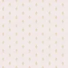 Lim & Handtryck AB Lim & Handtryck - Tapeter|Mönstrade Tapeter|Lim & Handtryck Tapet - Fransk lilja vit/guld