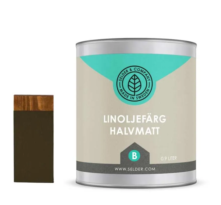Selder & Co AB Selders Linoljefärg|Linoljefärg Selder & Co - Bark