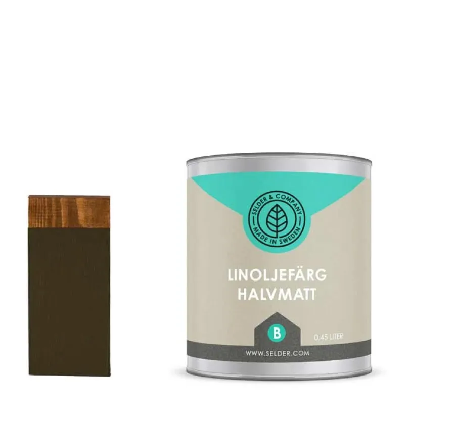 Selder & Co AB Selders Linoljefärg|Linoljefärg Selder & Co - Bark