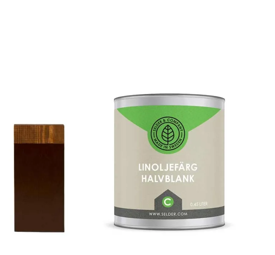 Selder & Co AB Selders Linoljefärg|Linoljefärg Selder & Co - Choklad