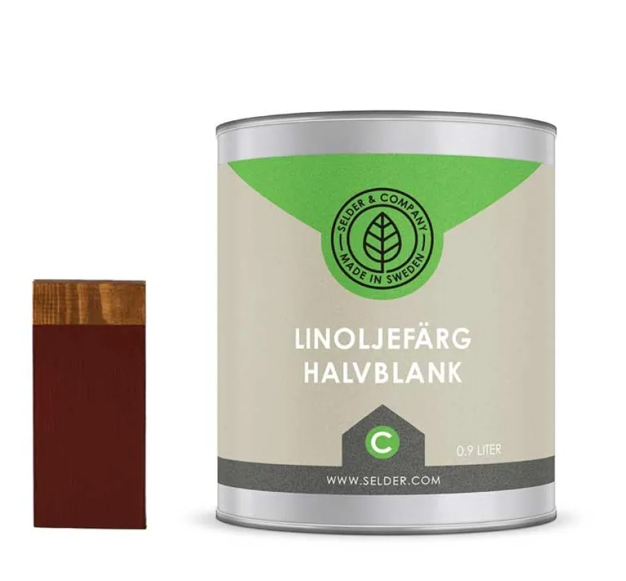Selder & Co AB Selders Linoljefärg|Linoljefärg Selder & Co - Engelsk röd