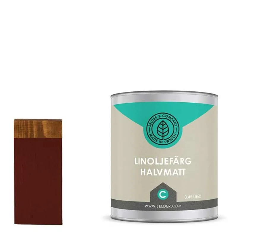Selder & Co AB Selders Linoljefärg|Linoljefärg Selder & Co - Engelsk röd