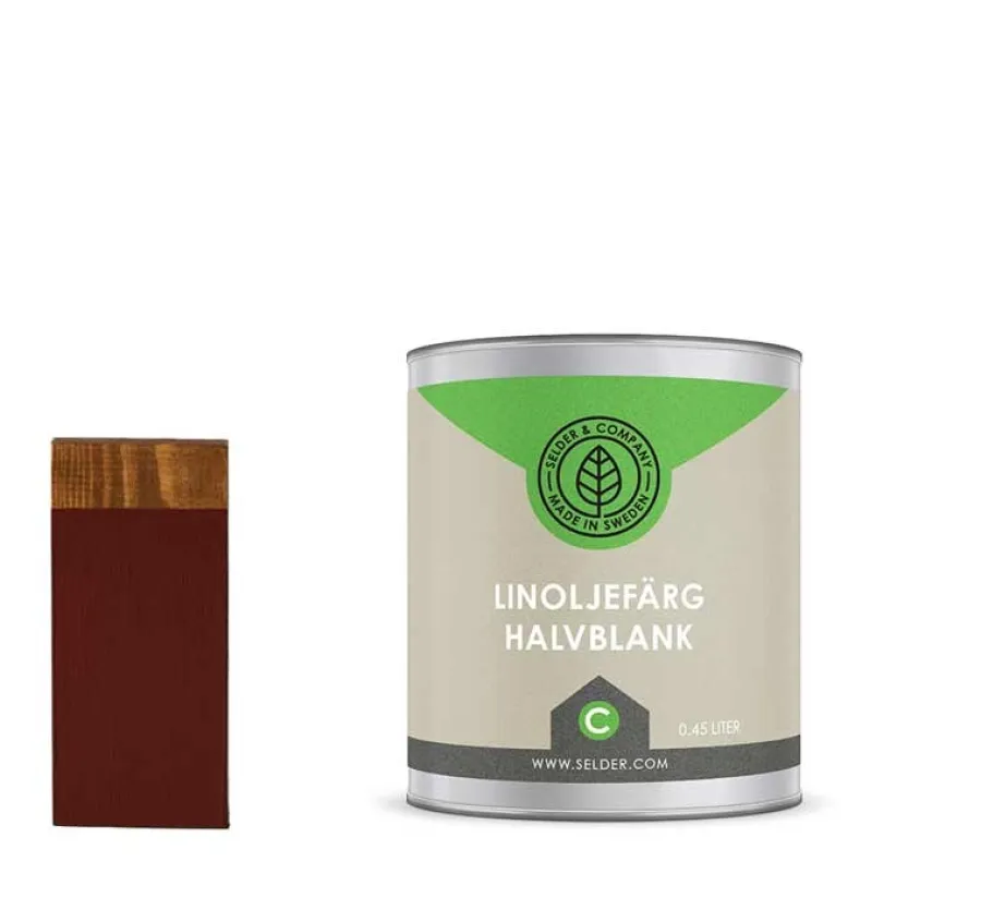 Selder & Co AB Selders Linoljefärg|Linoljefärg Selder & Co - Engelsk röd