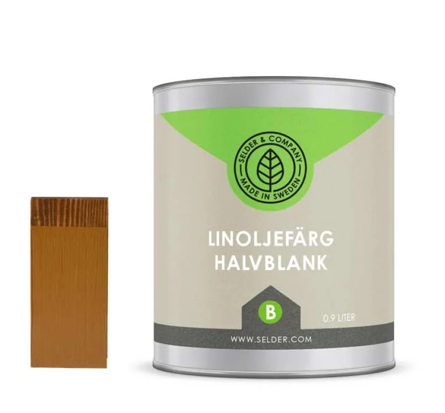 Selder & Co AB Selders Linoljefärg|Linoljefärg Selder & Co - Gammelockra
