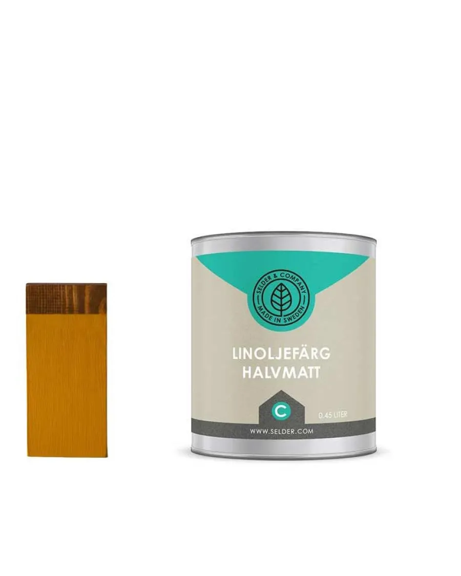 Selder & Co AB Selders Linoljefärg|Linoljefärg Selder & Co - Ockra