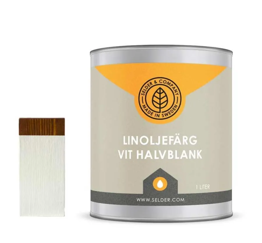 Selder & Co AB Selders Linoljefärg|Linoljefärg Selder & Co - Snickerivit