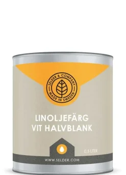 Selder & Co AB Selders Linoljefärg|Linoljefärg Selder & Co - Vit halvblank