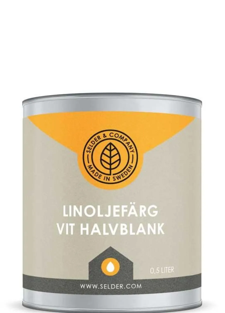 Selder & Co AB Selders Linoljefärg|Linoljefärg Selder & Co - Vit halvblank
