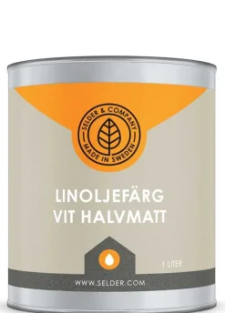 Selder & Co AB Selders Linoljefärg|Linoljefärg Selder & Co - Vit halvmatt