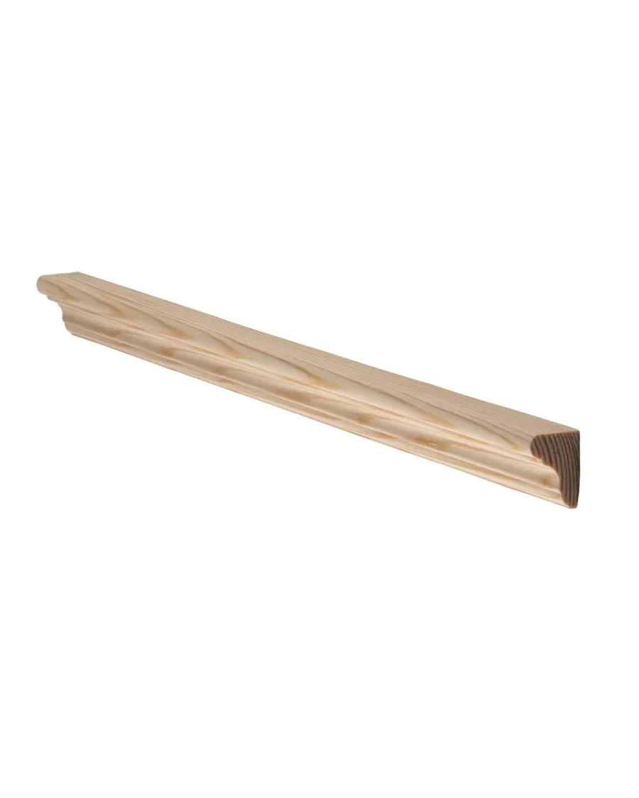 Valbo Trä AB Dekorlister|Spegellister|List - Halvfransk dörrspegellist 18 x 25 mm