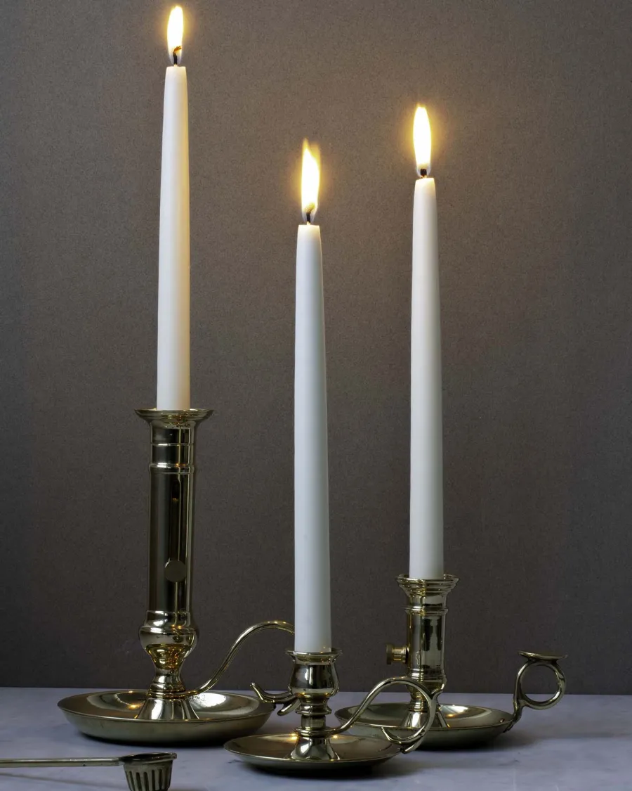 STILARS di GOBBI ANGELO S.n.c. Ljusstakar I Mässing|Juldekoration|Ljusstake mässing - Kontorsljusstake 20 cm