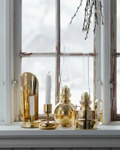 Karlskrona Lampfabrik Ljusstakar I Mässing|Juldekoration|Ljusstake - Rosenbom mässing