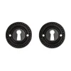NEXA TECHNOLOGIES Gammaldags Lås|Inredning I Gjutjärn|Nyckelskylt - Gjutjärn ornamenterad 59 mm