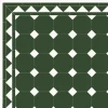 Winckelmans Oktagonklinker|Klinker Hall|Oktagonklinker - 15 x 15 cm mörkgrön/vit