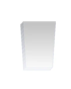 Kulturjern AB Övrigt & Tillbehör|Gjutjärnslyktor|4-pack glasskärmar till lykthus S4