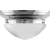 Karlskrona Lampfabrik Stora Taklampor|Plafonder|Plafond - Taklampa Frödingplafond 300 nickel, slipat mattglas