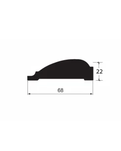 sekelskifte Provbitar - Trälister|Provbit - Foder - Bromma 68 mm