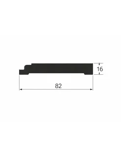 sekelskifte Provbitar - Trälister|Provbit - Foder/Golvsockel - Bromma 82 mm