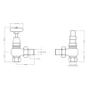 Arroll Limited Radiatorer|Ventiler & Vred|Radiatorventil - Chesterfield mässing